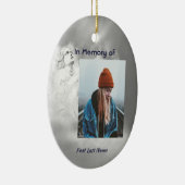  Poem Memorial Keepsake Angel Sky Clouds  Keramisch Ornament (Rechts)