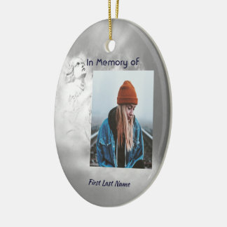  Poem Memorial Keepsake Angel Sky Clouds  Keramisch Ornament