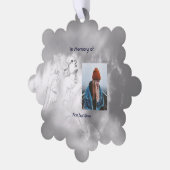  Poem Memorial Keepsake Angel Sky Clouds  Ornament Kaart (Links)