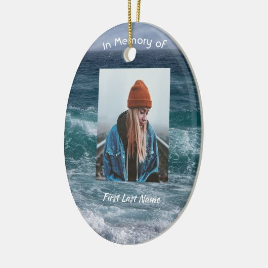  Poem Memorial Keepsake Ocean Sea Beach Keramisch Ornament (Links)
