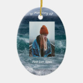  Poem Memorial Keepsake Ocean Sea Beach Keramisch Ornament (Voorkant)