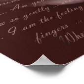 Poem "Mijn naam is liefde" Floral Print (Hoek)