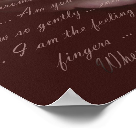 Poem "Mijn naam is liefde" Floral Print (Hoek)