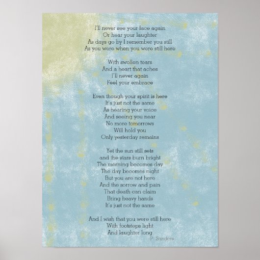 Poem over verlies en zeven poster (Voorkant)