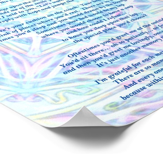 Poem: speciale herinneringen aan een gezelschapsdi poster (Hoek)