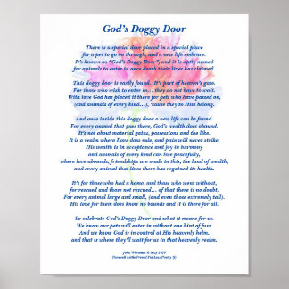 Poem: speciale leden van huisdieren, FL-Poster (Ma Poster