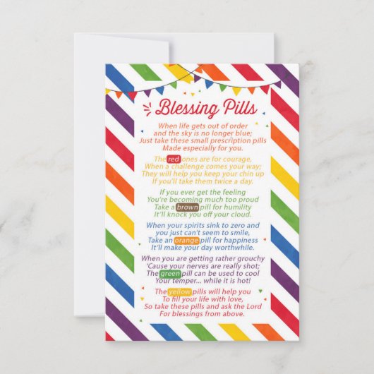 Poem Teacher Appreciation Gift Kaart (Voorkant)