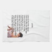 Poem Towel luisteren Theedoek (Horizontaal)