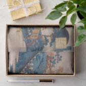 Poem van Teishin Kō (Fujiwara no Tadahira) Tissuepapier (Geschenk)