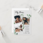 Poem voor oma Grammy Nana van kleinkinderen Kaart (Voorkant / Achterkant in situ)