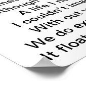 Poem voor ouders van kinderen met het Aspergers-sy Poster (Hoek)