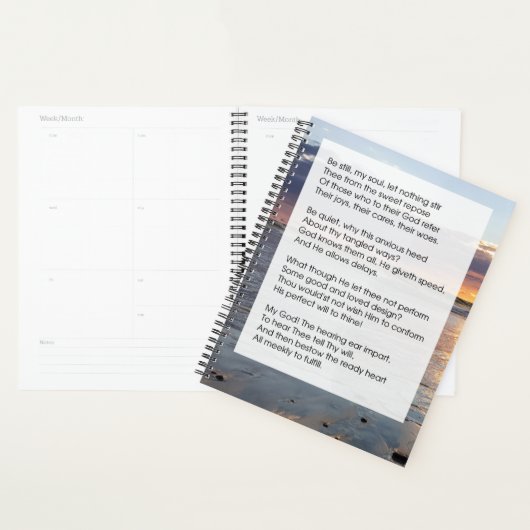 Poem - wees nog steeds planner (Display)