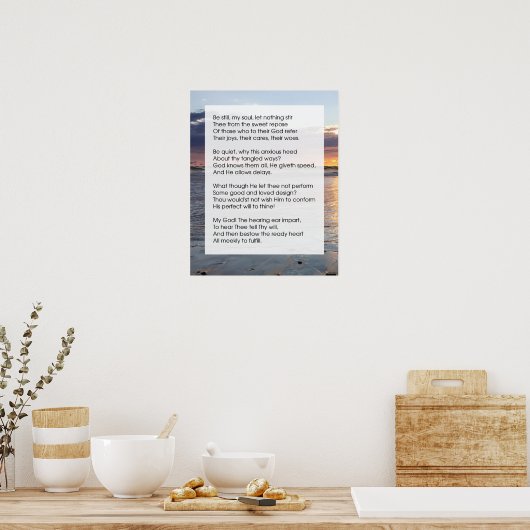 Poem - wees nog steeds poster (Keuken)