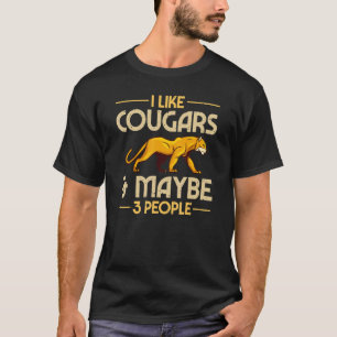 Poema Berg Leeuw Dier Kat Hoofd Schattig Wilde K T-shirt