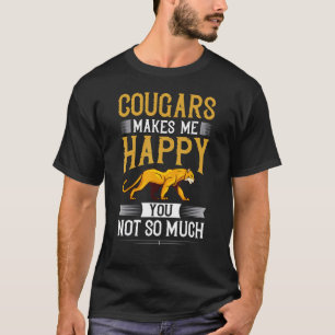 Poema Berg Leeuw Dier Kat Hoofd Schattige Wildeka T-shirt