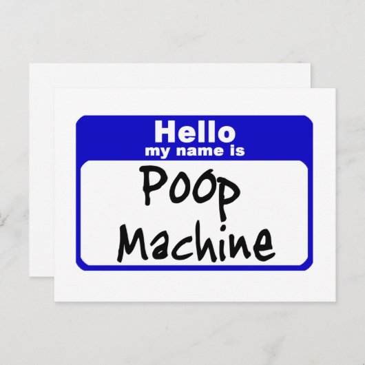 poep3 briefkaart (Voorkant / Achterkant)