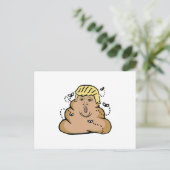 poep donald trump briefkaart (Staand voorkant)