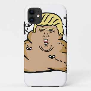 poep donald trump iPhone 11 hoesje