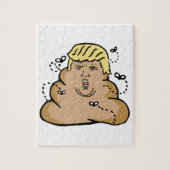 poep donald trump legpuzzel (Verticaal)