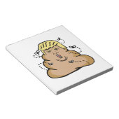 poep donald trump notitieblok (Schuin)