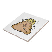 poep donald trump tegeltje (Zijkant)