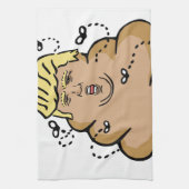 poep donald trump theedoek (Verticaal)