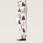 poep emoji en toiletpapier leggings (Links)