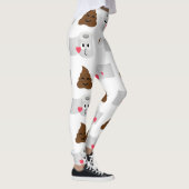 poep emoji en toiletpapier leggings (Rechts)