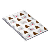 poep emoji en toiletpapier notitieboek (Rechterzijde)