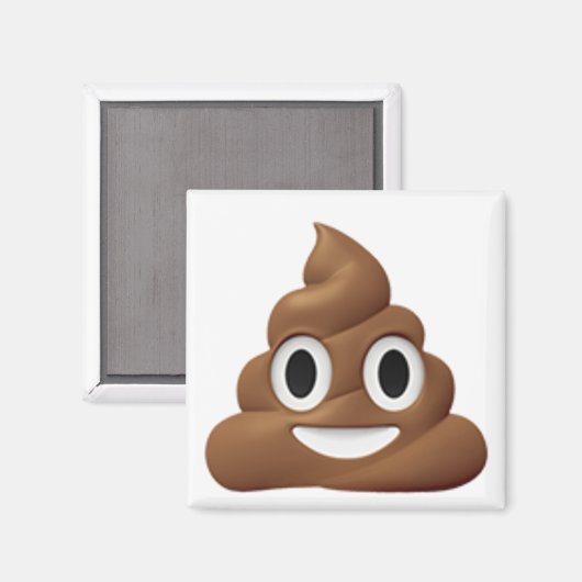 Poep emoji magneet (Voorkant / Achterkant)