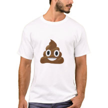 poep emoji t - shirt