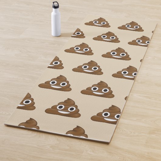 Poep-emoji Yogamat (In situ)