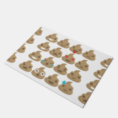 Poep Emoji's Deurmat (Schuin)