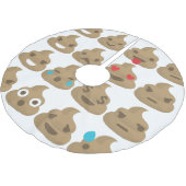 poep emojis kerst - boom rok xmas kerstboom rok (Gekanteld)