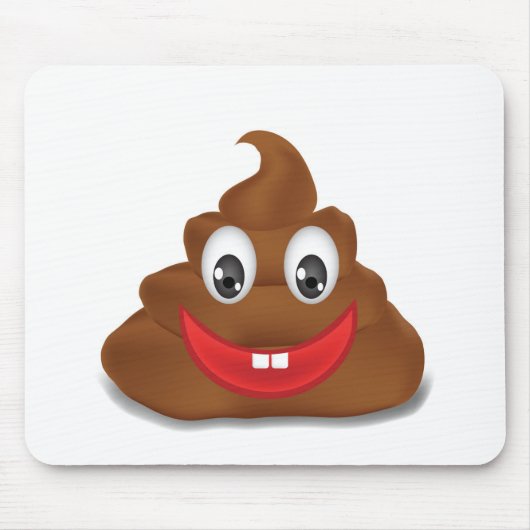 poep emoji's muismat (Voorkant)
