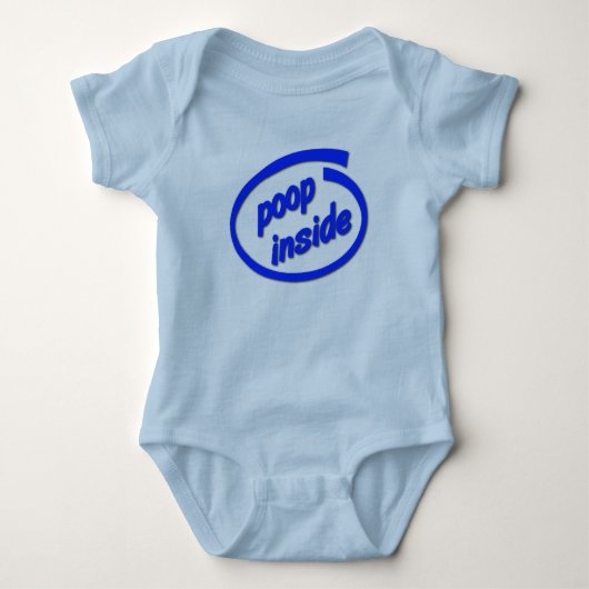 Poep Erbinnen Grappige Baby Peuter Kruippak Romper (Voorkant)