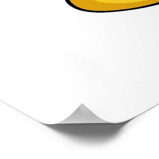 Poep Fruity Funny Fruit Pun Poster (Hoek)