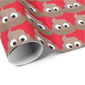 POEP GRAPPIG KERSTPAPIER CADEAUPAPIER (Rol Hoek)