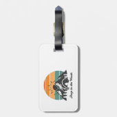 Poep in de Bossen Bagagelabel (Achterkant verticaal)