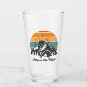 Poep in de Bossen Glas (Voorkant)