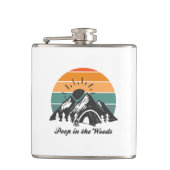 Poep in de Bossen Heupfles (Voorkant)