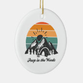 Poep in de Bossen Keramisch Ornament (Rechts)