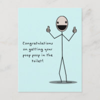 Poep in het toilet