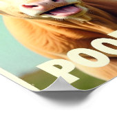 Poep je? Grappige Hooglanders Koe, Koe Kunst Poster (Hoek)
