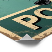 "Poep je?" Grappige Zwarte Katten Poster (Hoek)