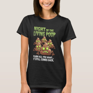 Poep Meme Toilet Humor Poep Horror T-shirt