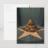 Poep op een Ster Briefkaart (Voorkant / Achterkant)