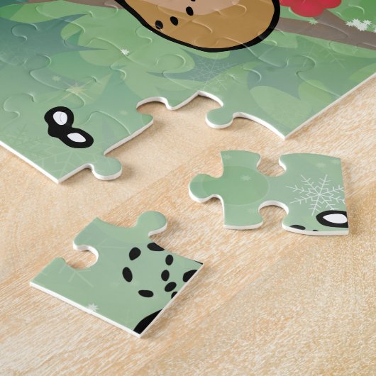 poep rendier donald trump legpuzzel (Zijkant)