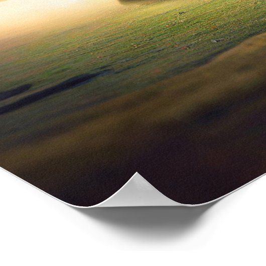 Poep Road digitale kunst Poster (Hoek)