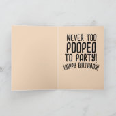 POEP SMILE FUNNY BIRTHDAY WENSKAART BEDANKKAART (Binnen)